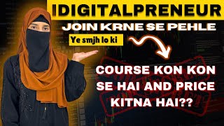 Idigitalpreneur courses  Idigitalpreneur course price  Idigitalpreneur courses in hindi [upl. by Daisi]