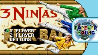 3 Ninjas Kick Back 1994  Sega Genesis Mega Drive  Forever Young [upl. by Doreg]