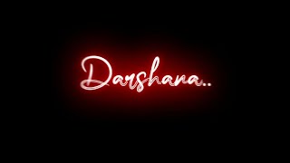 Darshana song WhatsApp status video  HRIDAYAM  Black screen lyrical status video [upl. by Arondell172]