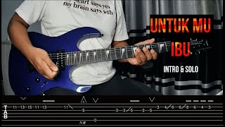 Untukmu Ibu  Tutorial IntroSolo with TAB [upl. by Camila]