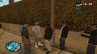 defendiendo el territorio de los AZTECAS GTA san [upl. by Trebreh365]