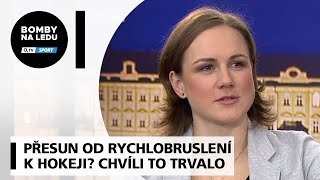 Přesun od rychlobruslení k hokeji Chvíli to trvalo přiznala Erbanová [upl. by Ginsburg]