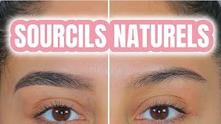 MAQUILLAGE SOURCILS NATURELS  Ma Routine [upl. by Neelon]