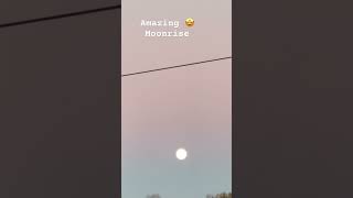 Amazing moonrise 🌖 moon music remix mustwatch mothernature planet [upl. by Halla]