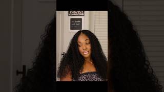 NO Lace NO LeaveOut Vpart Wig Install using Viral Crochet Method  UNICE Hair wig curlyhair [upl. by Morocco]