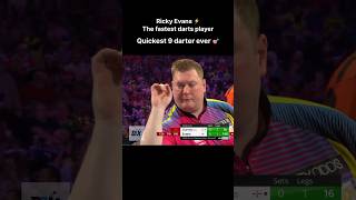 The fastest darts player ever ⚡️🎯 Ricky Evans  subscribe for daily darts darts rickyevans [upl. by Aracat]