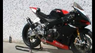 APRILIA RSV4 SCPROJECT EXHAUST VIDEOampSOUNDavi [upl. by Mountford]