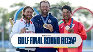 Scottie Scheffler Wins GOLD MEDAL In Mens Olympic Golf I CBS Sports [upl. by Shamma]