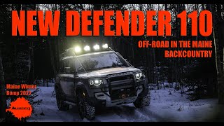 New Defender OffRoad  35in Tires  2in Lift  Modified  2022 Maine Winter Romp  Lucky8 OffRoad [upl. by Traver198]