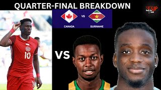 How Does Suriname CB Shaquille Pina amp Myenty Abena Stop CanMNT Jonathan David [upl. by Anilyx687]