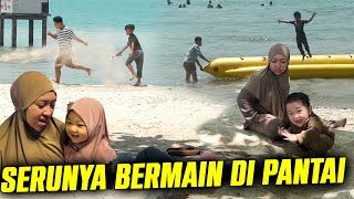 DITDIM FAMILY MAIN KE PANTAI BANDENGAN JEPARA DIMAS RENANG SENENG BANGET [upl. by Frech]