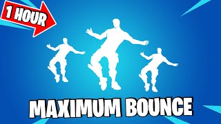 Fortnite Maximum Bounce Emote 1 HOUR Dance ICON SERIES [upl. by Sherl632]