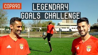 Benfica Legendary Goals Challenge ft Jonas amp Pizzi  European Nights [upl. by Nyledam935]