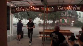 Kühkopffilm Unwetter über Gernsheim Sommer 2011 [upl. by Atiuqcir]