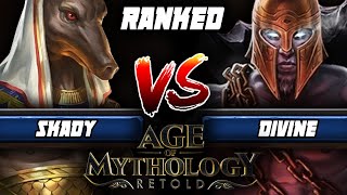 AGE OF MYTHOLOGY RETOLD Skady SetZeus vs DIVINEAPT Hades 1v1 AOM ranked [upl. by Udele]