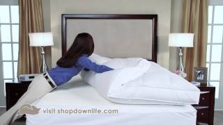 How To Fluff Your Feather Bed  DOWNLITE [upl. by Hickie]