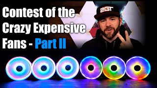 Corsair iCUE QL120 vs ThermalTake Riing Quad 12 Contest of the crazy expensive RGB fans Part II [upl. by Nomaid]