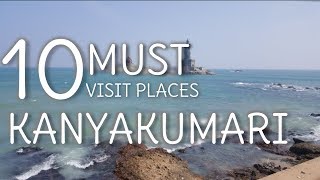 Top 10 Tourist Places In Kanyakumari  TamilNadu [upl. by Gilda344]