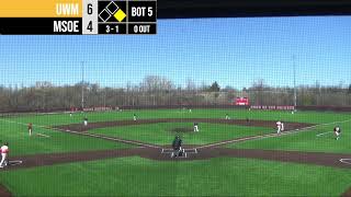 MSOE D2 Club Baseball Vs UWM Game 3 [upl. by Capriola627]