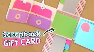 DIY Mini Scrapbook Album  Valentines day Gift ideas ✂️ Craftingeek DIY [upl. by Schulz323]