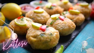 KATLESI RECIPE SWAHILI STYLE  Potato Cutlets with Mince Filling  POTATO KATLES  Aloo Keema Cutlus [upl. by Llimaj]