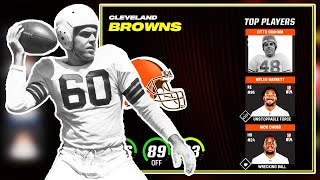 SO I ADDED OTTO GRAHAM TO THE 2024 CLEVELAND BROWNS THEN SIMMED THE YEAR [upl. by Sonnnie]