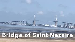 Longest Cable Bridge of Europe  Pont Saint Nazaire [upl. by Alesi244]