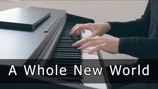 Aladdin  A Whole New World Piano Cover by Riyandi Kusuma [upl. by Clim913]