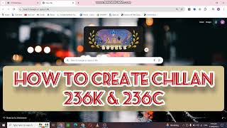 How to Create 236K amp 236C FBR Challan in 2024  Sale Purchase Property Registry Tax Late Filer FBR [upl. by Trebleht]