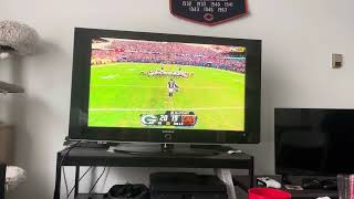 Bears fan reacts to Packers blocked FG [upl. by Gnus]