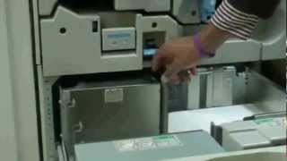 How to properly load paper for the Ricoh 6001 Copier [upl. by Yrred]