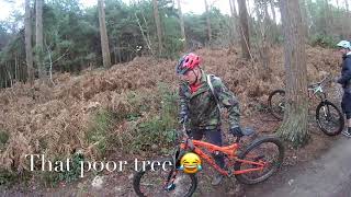 Bedgebury 2019 red trial on yeti ASR5 Dec 19 [upl. by Neve]