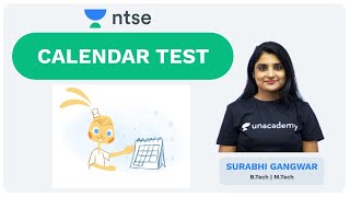 Calendar Test  NTSE Mental Ability Test  Unacademy Foundation  MAT  Surabhi Gangwar [upl. by Kerrison]