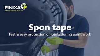 Oval Shaped Spon Tape Fast amp easy protection of joints during paint work ⏱️ [upl. by Melda150]