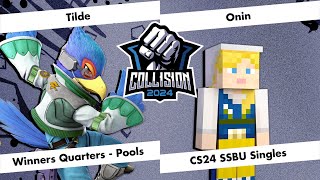 Collision 2024  Tilde Falco VS Onin Steve  Ultimate Singles Pools  Winners Quarters [upl. by Anesuza]