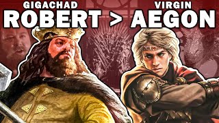 Why Robert Baratheon Is BETTER Than Aegon Targaryen  Game Of Thrones [upl. by Elmira]