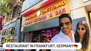 Chettinad Restaurant in Frankfurt Germany  Food Vlog  vlog72 [upl. by Dinsmore]