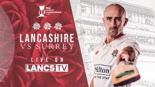 🔴 LIVE Lancashire vs Surrey  DAY TWO  Vitality County Championship [upl. by Refenej9]