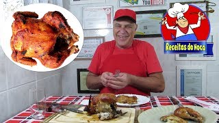 FRANGO ASSADO IGUAL DE PADARIA🍗🍗 [upl. by Nileuqaj]