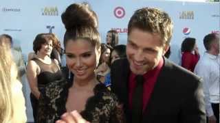 Roselyn Sanchez and husband Eric Winter on the Red Carpet  Alma Awards  Entretenimiento [upl. by Opalina]