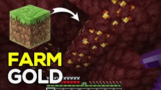 The FASTEST Way to Farm GOLD in Minecraft 121 [upl. by Brader]