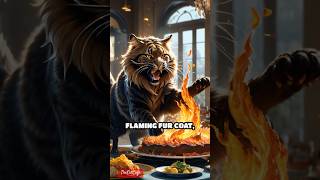 Giant cats go to Hollywood cat shortsviral short hollywood flames giant movies [upl. by Swane]