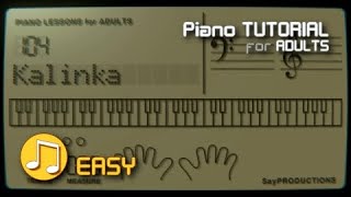 Kalinka  Piano Tutorial [upl. by Kos275]