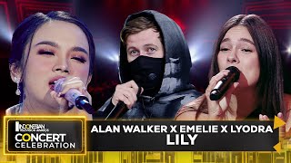 Alan Walker X Emelie Hollow X Lyodra  Lily  INDONESIAN TELEVISION AWARDS CONCERT CELEBRATION 2023 [upl. by Atalie]