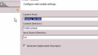 Servlet development using Eclipse and Tomcat [upl. by Nellek]