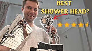 I Bought 10 Highly Rated Shower Heads On Amazon [upl. by Ettennahs]