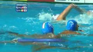 Rome 2009  Water Polo Men  USA vs Italy [upl. by Merl]