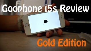 Goophone i5s Review iPhone 5s Clone Gold Edition [upl. by Balliett]