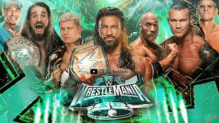 WWE Wrestlemania 40 Match Card Predictions  All Matches  The Rock Roman Reigns Highlights [upl. by Ayekram483]