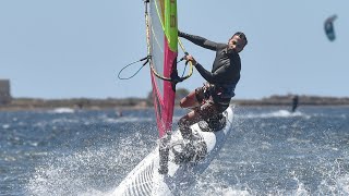 Windsurf Freestyle Stagnone Leonardo Sammartano [upl. by Aihsilat]